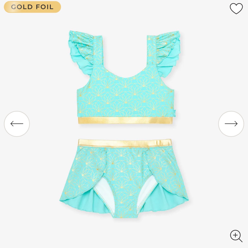 Final Price - Size 18-24 Months Princess Jasmine Two Piece Swimsuit